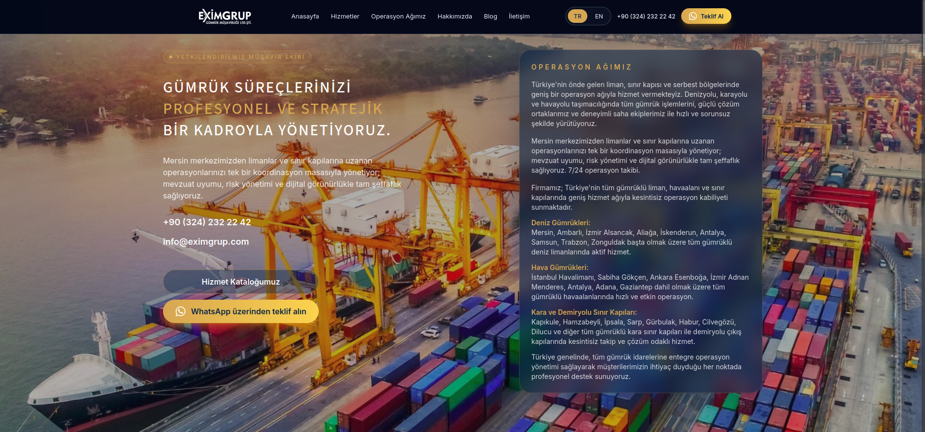 EXİMGRUP Gümrük Müşavirliği